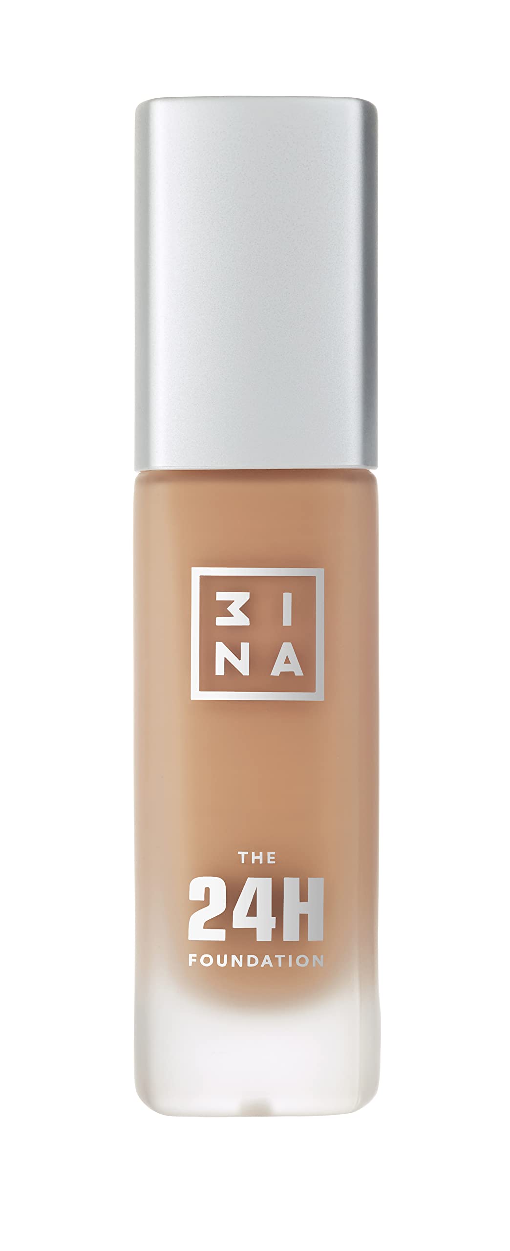 3INA MAKEUP - The 24h Foundation 618 - Base de Maquillaje Arena con Subotono Neutro/Rosa - Base Maquillaje de Cobertura Total con 24H de Duración y Resistente al Agua - Vegan - Cruelty Free