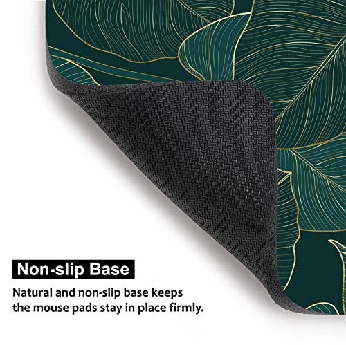 Image of Audimi Small Mouse Pad 6 x 8 Inch, Mini Mouse Pad Thick for Laptop Wireless Mouse Home Office Travel, Portable & Washable (Tropical Leaves)