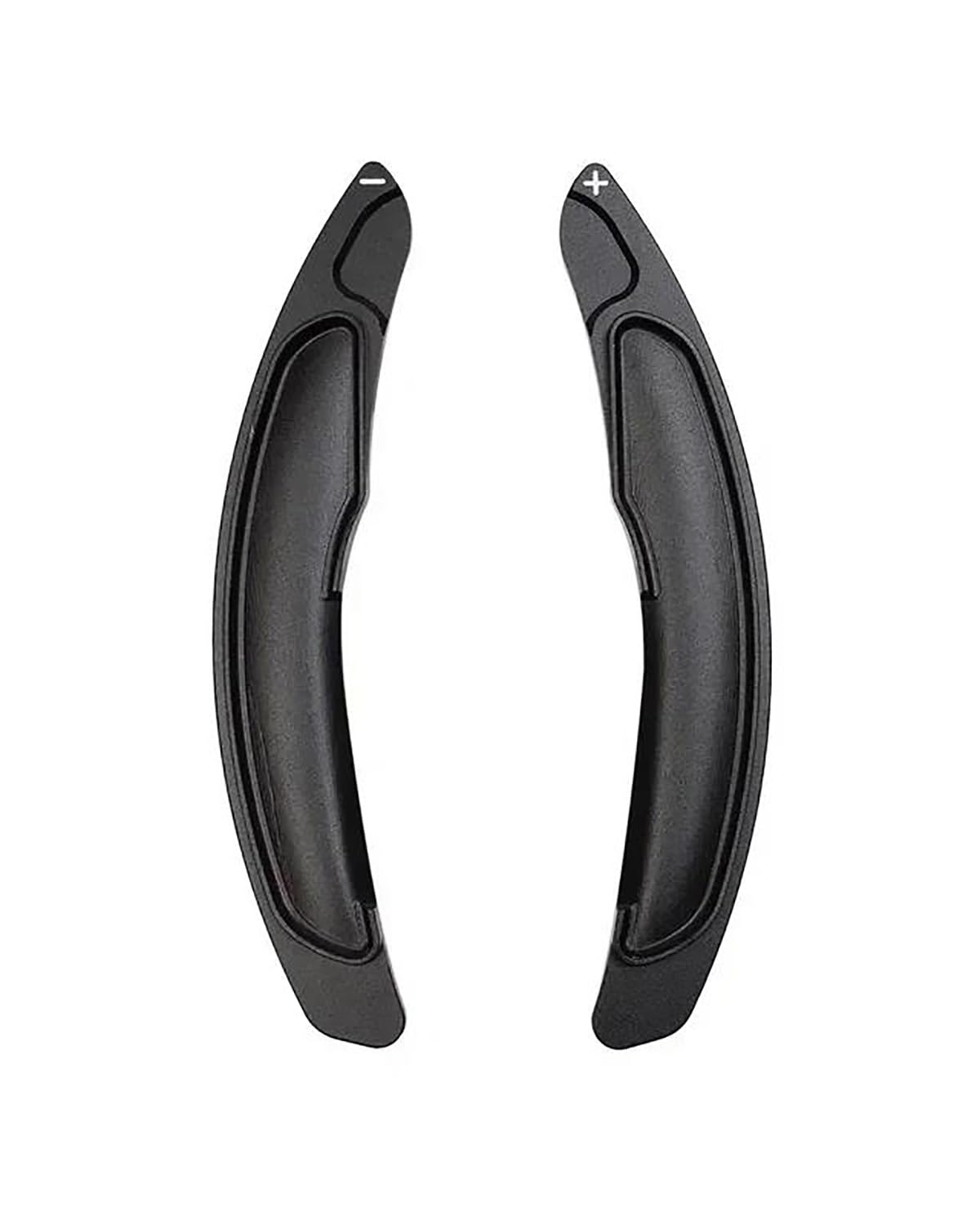 Hhyxxx Black For Asx Outlander Lancer Eclipse 2010-2020 Car Steering Wheel Paddle Shift(Black)