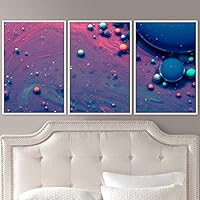 3 Piece Framed Canvas Wall Art 3D Contemporary Canvas Prints Home Artwork Decoration for Living Room,Bedroom - 16