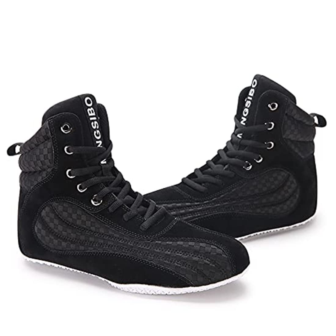 Womens Mens Wrestling Trainers Scarpe da Ginnastica Moda Boxe Fitness Scarpe Casual Leggero Bodybuilding