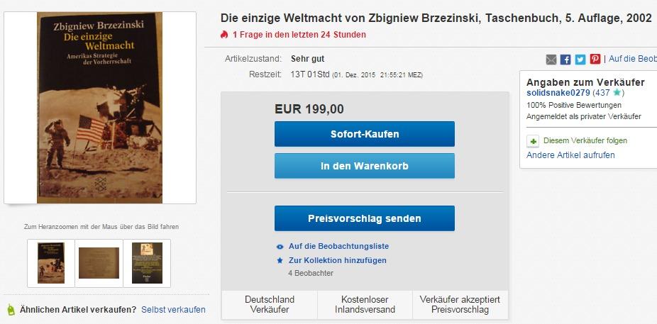 Pflichtlektüre für den geostrategisch interessierten Mensch