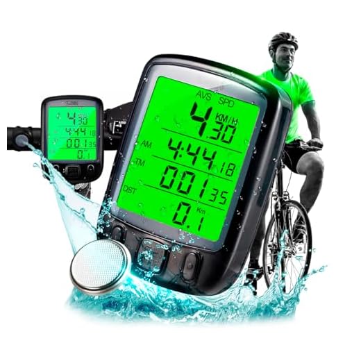 Velocímetro De Bike, Ciclocomputador de Bicicleta Com Led Luz Noturna, 27 Funções, Multifuncional, Ciclo Computador Com Odômetro, Com Fio Para Roda Dianteira, Linha RV Globi.