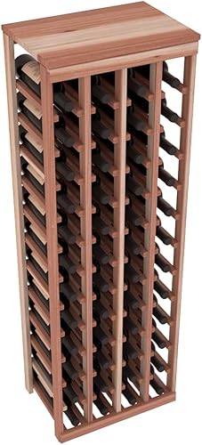 Miniatura 1 de Estantes de vino America Redwood 48 botellas de mesa sin manchas