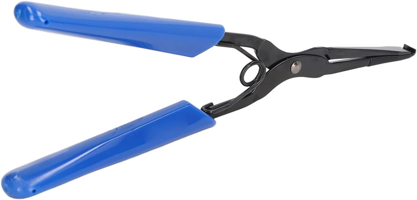 Fiber Clamping Tool, High Efficiency Long Nose Labor Saving Optical Fiber Pliers Steel Head for SC LC Flange Heads