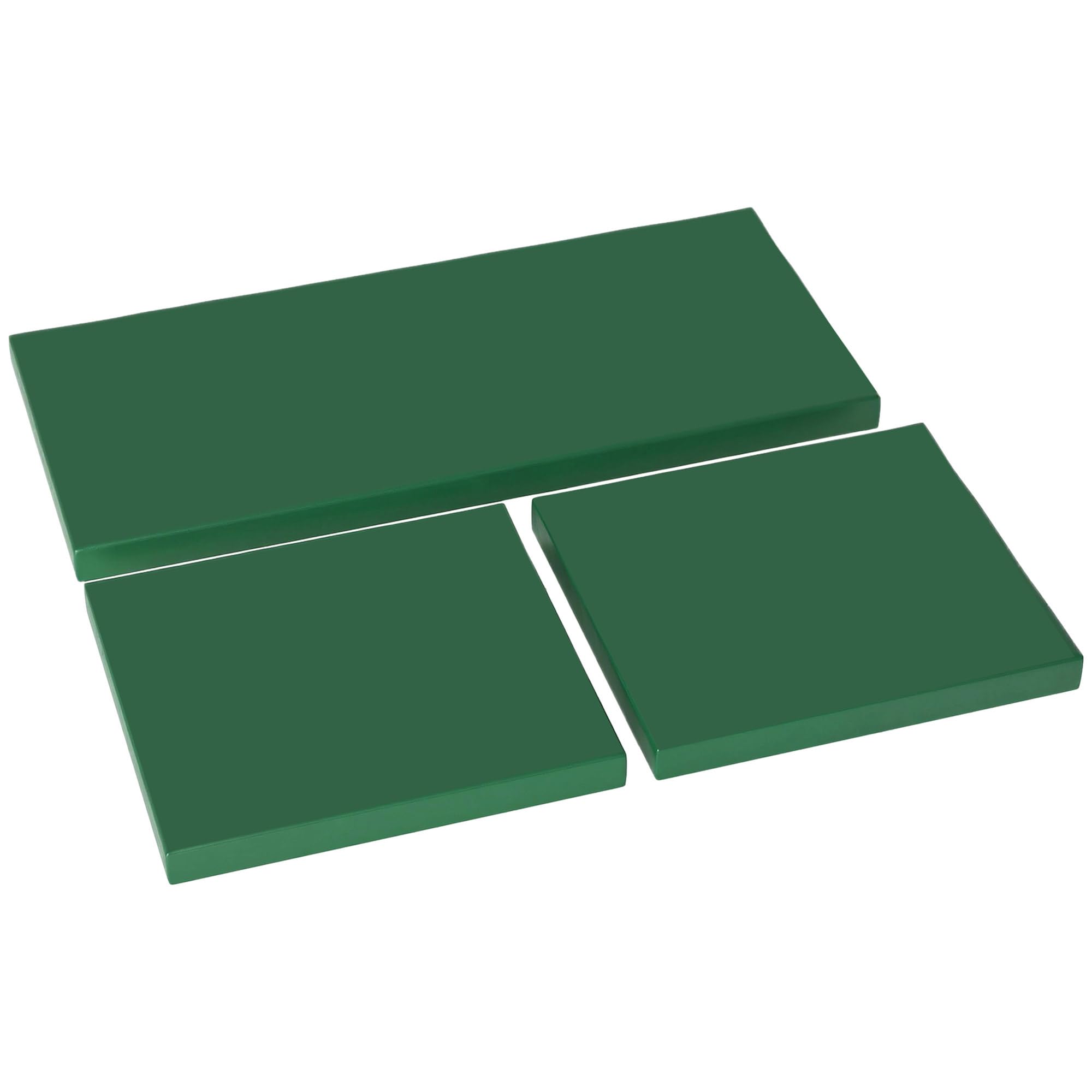Outsunny Outdoor Seat Cushion Pads for 3 PCs Rattan Furniture Green