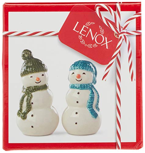 Lenox 883072 Balsam Lane Snowman Salt & Pepper Set #TOP1