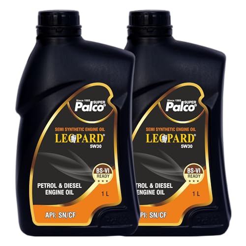 Image of PALCO LEOPARD 5W30 Engine Oil for Car 1L (Pack-2)| Engine Oil for Petrol & Diesel Cars