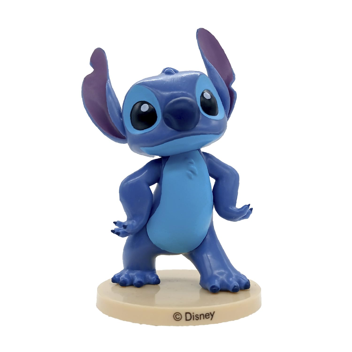 dekora – Stitch Cake Topper Figure 9 cm, Stitch Birthday Decorations for Kids, Disney PVC Cake Decoration for Birthday Cakes, Food Contact Safe