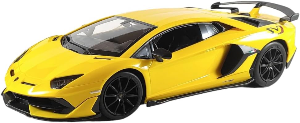 D-power – Lamborghini SVJ – Yellow | Die-Cast Replica, Ultimate Collector's Item, Super Cars | Toy Vehicles, Metal Toy Car Model - Pull Back Collection | Size - 1:64, For Kids 3+