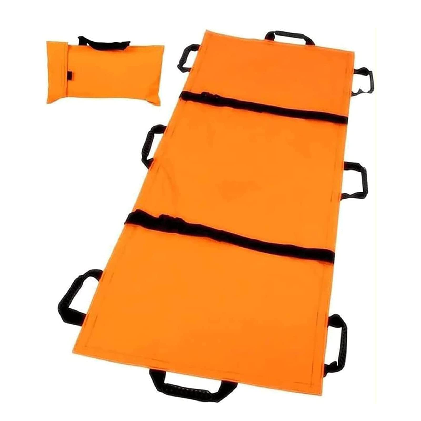 Camilla Blanda Plegable, Camilla de Transporte portátil, Camilla de Rescate de Emergencia médica con 8 Asas y Bolso para traslado de Pacientes, evacuación de heridos, Capacidad de 159 kg