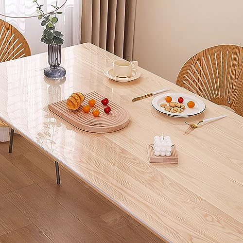 Nappe en plastique transparent pour table basse de salon - 6