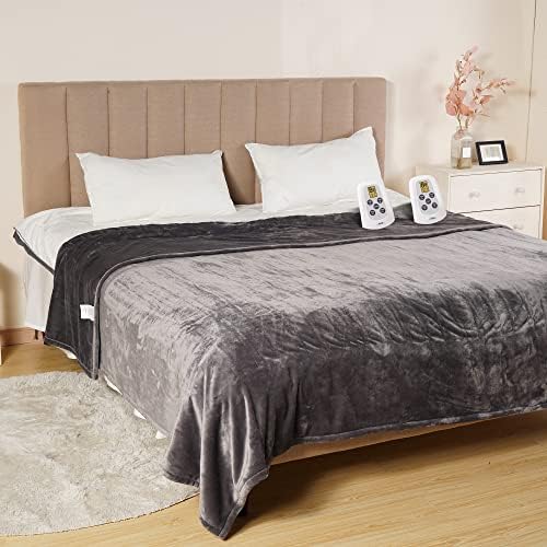 amazon electric blanket queen size dual control