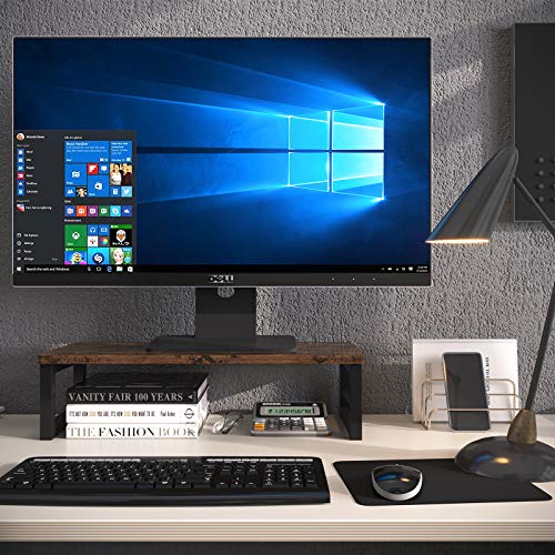 Support de moniteur OROPY en bois et métal, réhausseur de bureau - 3