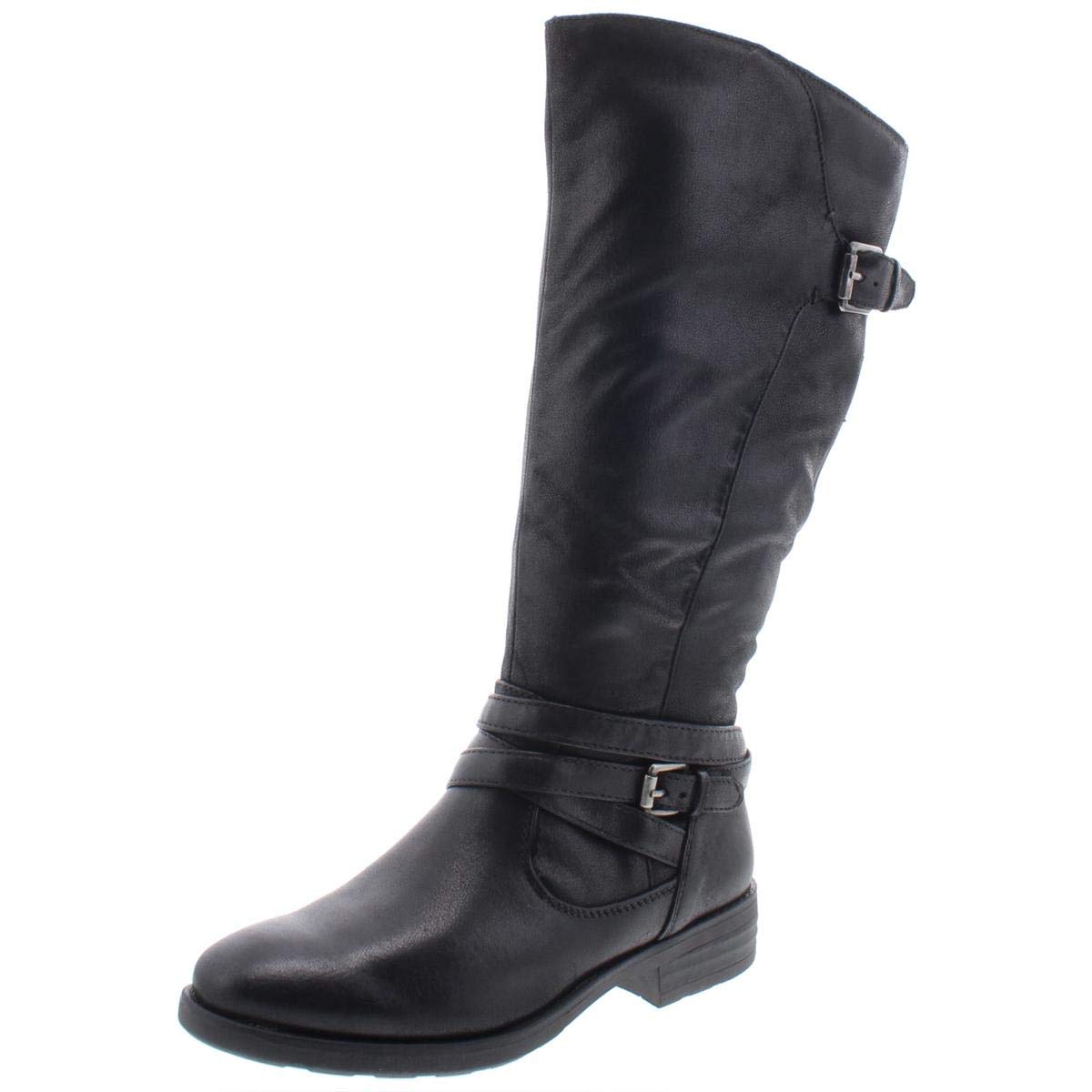 BareTrapsWomens Alysha Faux Leather Tall Riding Boots