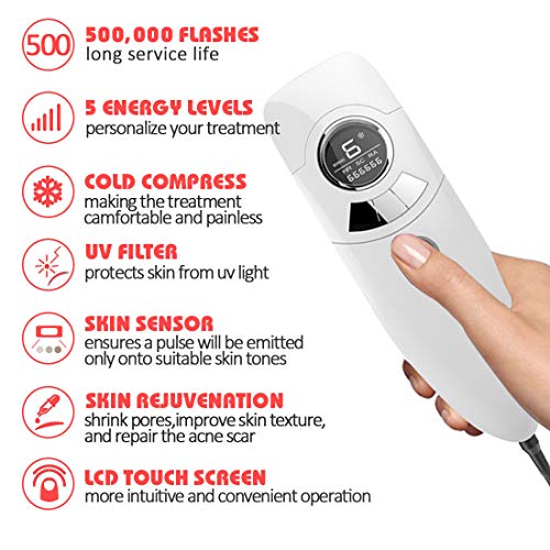 Permanent Hair Removal For Women And Men Ipl Hair Removal System/Device For Face And Body At Home - Thumbnail 5