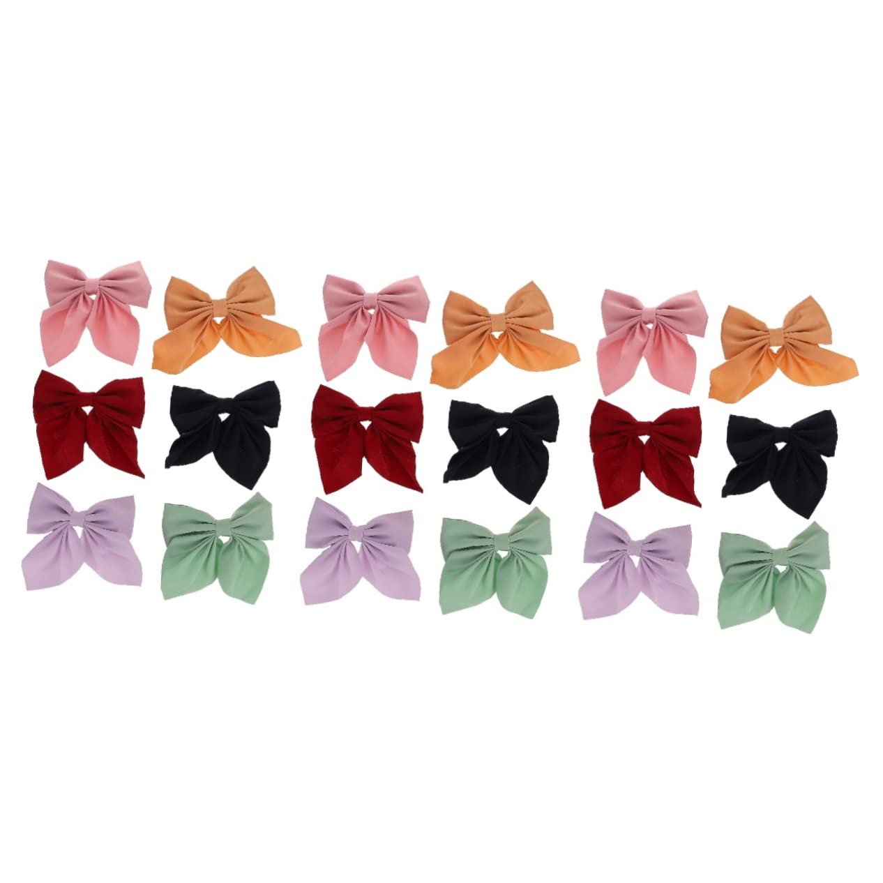 LALAFINA 3 Set Di Eleganti Fermagli Per Con Fiocco Per Donne Ragazze E Adolescenti Per Lo Styling Dei 6 Pezzi * 3