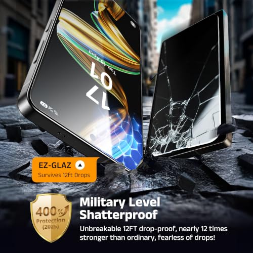 Image of EZ-GLAZ-4 Pack for Samsung Galaxy S26 Ultra Screen Protector [6.9 inch], Fingerprint Unlock, 9H Tempered Glass, Scratch Resistant, with Installation Box, Bubble-Free, HD Clear, Case Friendly