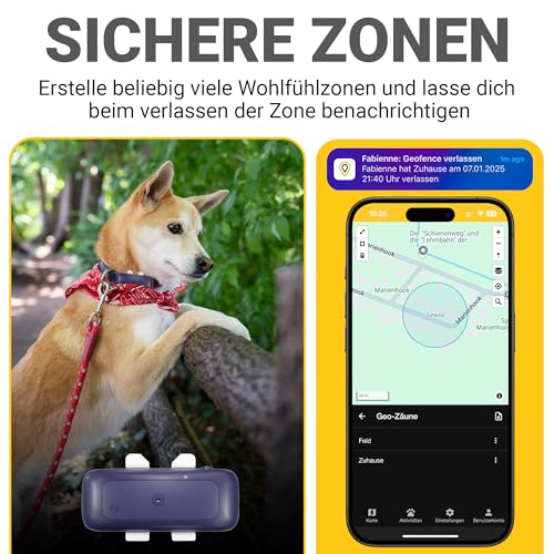 LocoGPS 4G Tracker für Hunde | Weltweite Ortung | Faire Abopreise | 30 Tage risikofrei testen
