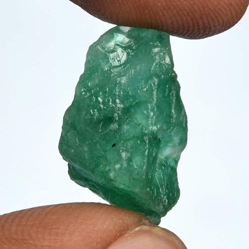 Miniatura 3 de GEMHUB Esmeralda natural de calidad AAA++ de 11.00 quilates con certificado curativo, piedra esmeralda verde en bruto, Gema, Zambian - esmeralda