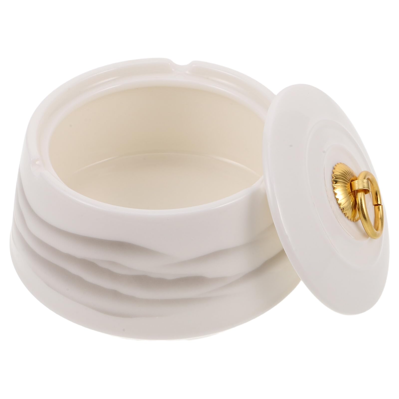Cendrier en céramique blanche un cadeau esthétique pour le jardin