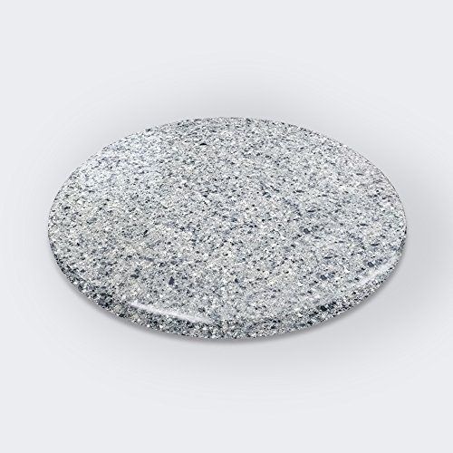 Stardust, Gloss, 16", Cultured Granite, Crater, Lazy Susan, Turntable #TOP2