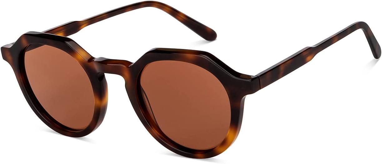 John JacobsFull Rim Round Branded Latest and Stylish Sunglasses | Polarized and 100% UV Protected | For Men & Women | X-Large | JJ S14669