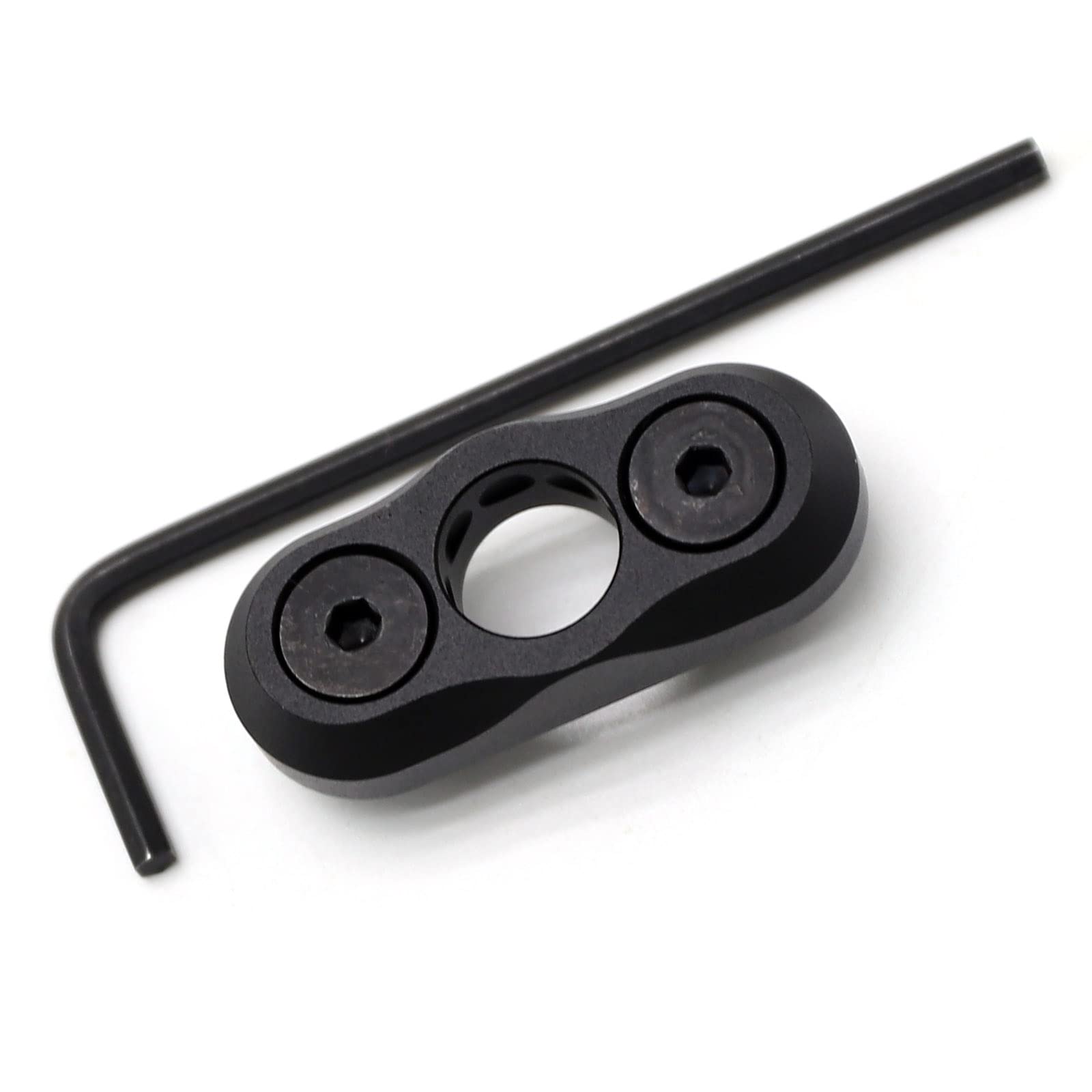 GOODTAC Black Sling Mount Adapter for Keymod Rails, Industrial Grade, Aluminum 6061, Push Fastener, One Size, 1 Piece