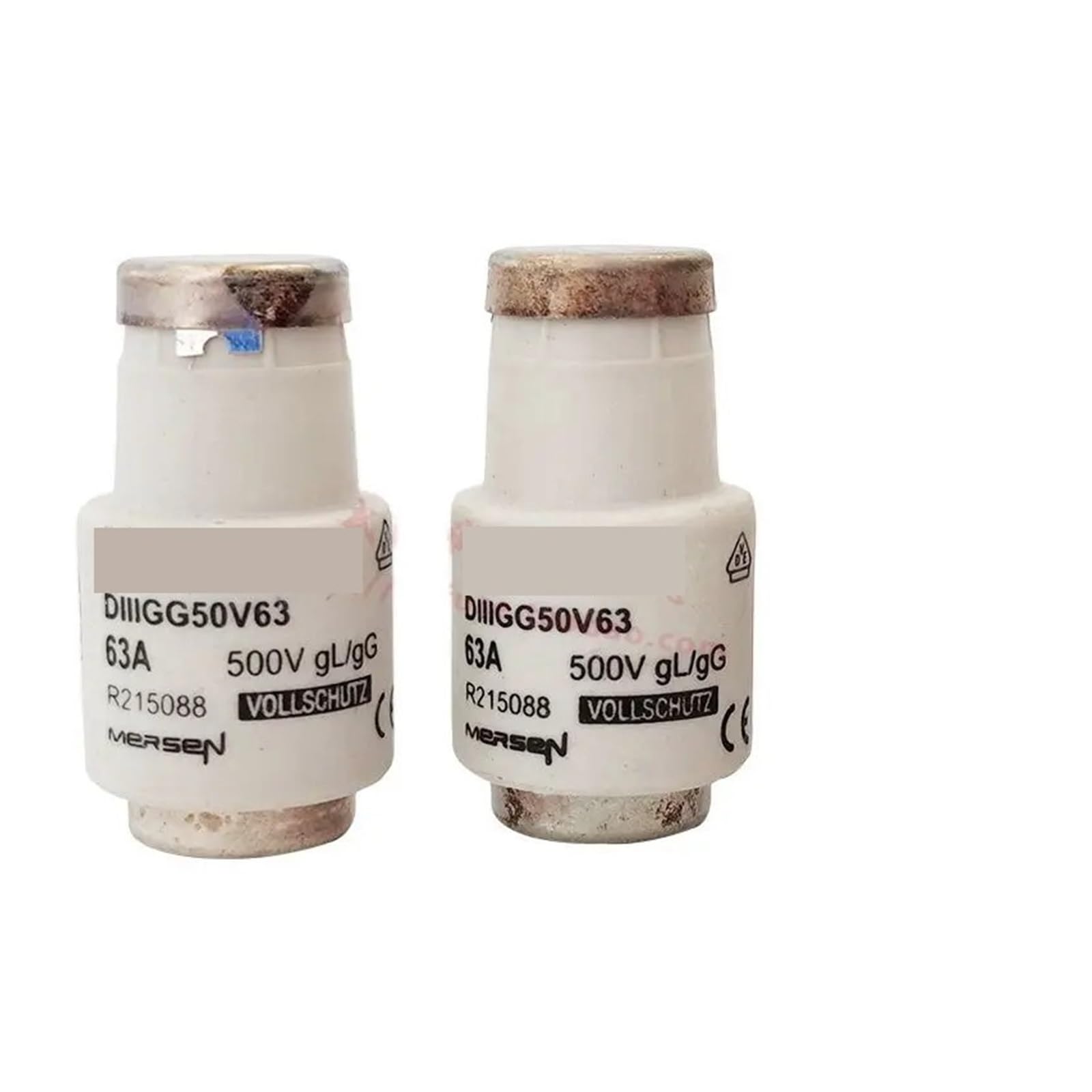 Fusible DIIIGG50V63 500V 63A pour protection de circuit domestique