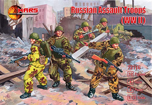 Mars Figures 72116-1/72 - Tropas de Asalto Rusas WW II 36 Figuras miniatura 2