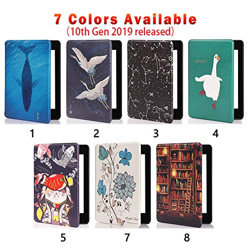 Case para Novo Kindle 10a. geração com iluminação embutida Função Liga/Desliga (Biblioteca)