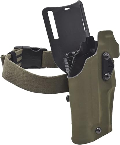 Miniatura 7 de Airsoft - Plataforma de pierna caída y funda para diestros, plataforma táctica de montaje en muslo, panel de funda de pierna caída con cinturón