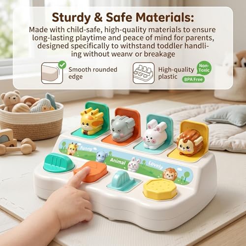 Juguetes electrónicos de desarrollo temprano infantiles con sorpresas de animales 3