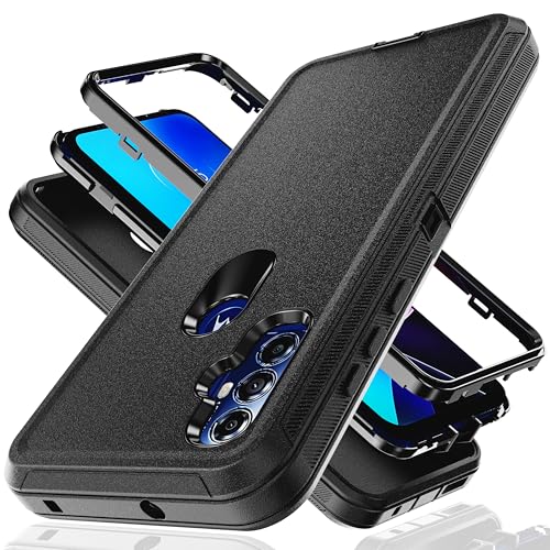 Coque Moto G Play 2023 antichoc noire en caoutchouc robuste YmhxcY