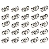 Einfach zu Installieren: Die Geldbörse push locks haben drei Teile, sehr einfach zu installieren. Erstens: Wählen Sie die ideale Position aus und passen Sie die Abmessungen und den Abstand entsprechend der tatsächlichen Bohrung des Produkts an. Zweitens: verwenden Sie dann Stanzen / Nieten / Schrauben / Punktschweißen und installieren Sie das Schloss in einer geeigneten Position.Einfach mit Heftklammern und Zinken zu befestigen.Zuletzt: Schließen Sie die Installation ab.