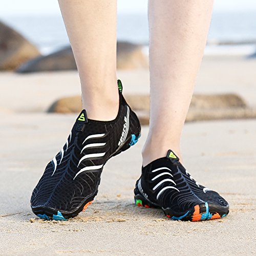 SAGUARO Badeschuhe Strandschuhe Aquaschuhe Wasserschuhe Surfschuhe Schwimmschuhe für Damen Herren Kinder - Image 7