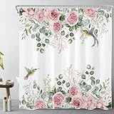Photo Gallery lb fiore di rosa rosa tenda doccia 180x200cm colibrì foglia di eucalipto verde tende da bagno con ganci,piante estetiche extra lungo impermeabile antimuffa poliestere casa decorazione Photo Gallery lb fiore di rosa rosa tenda doccia 180x200cm colibrì foglia di eucalipto verde tende da bagno con ganci,piante estetiche extra lungo impermeabile antimuffa poliestere casa decorazione