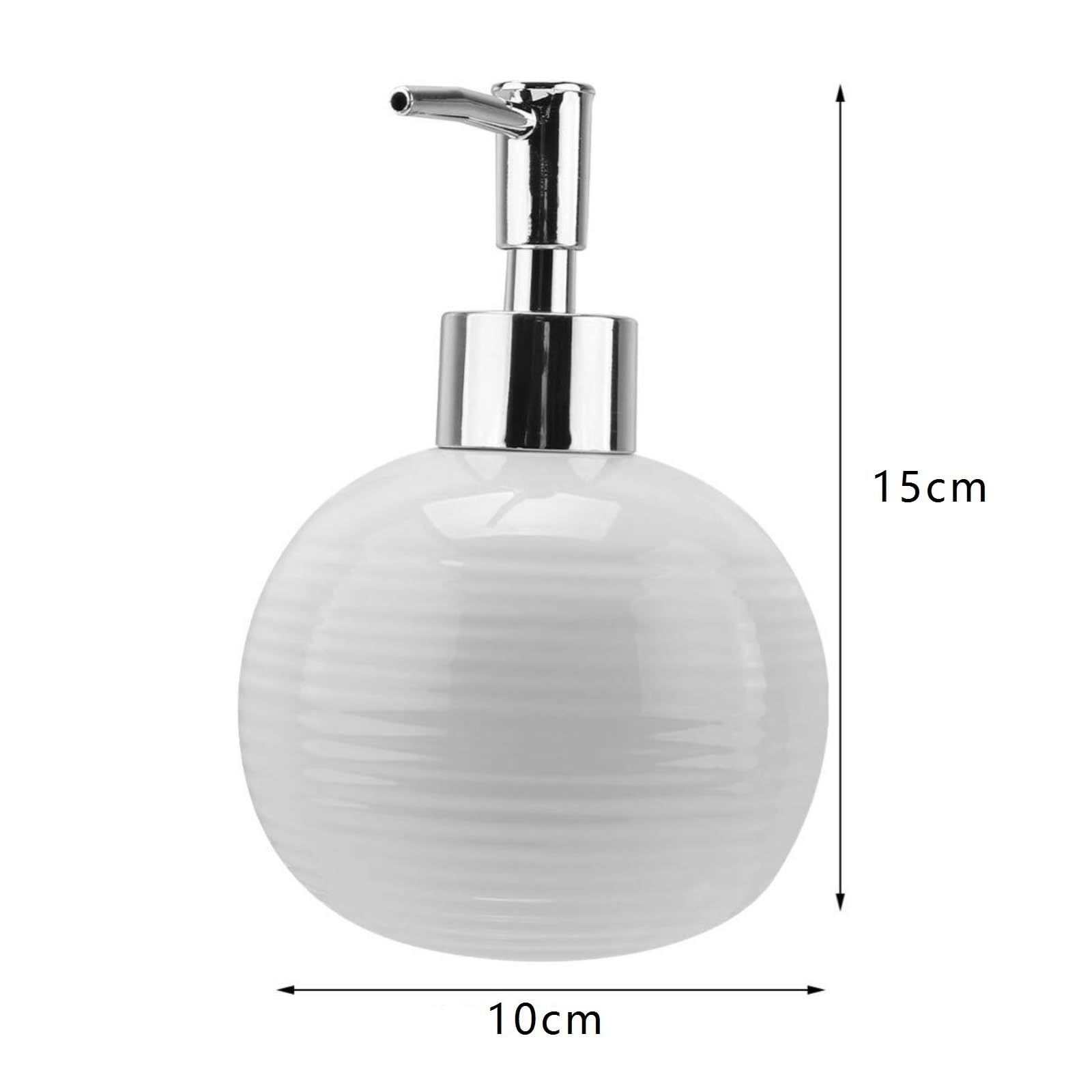 Dispensador Jabon Baño Ducha Dispensador De Jabón Redondo, Botella Prensa, Loción Rellenable For Baño Dosificador Champu(Rot)