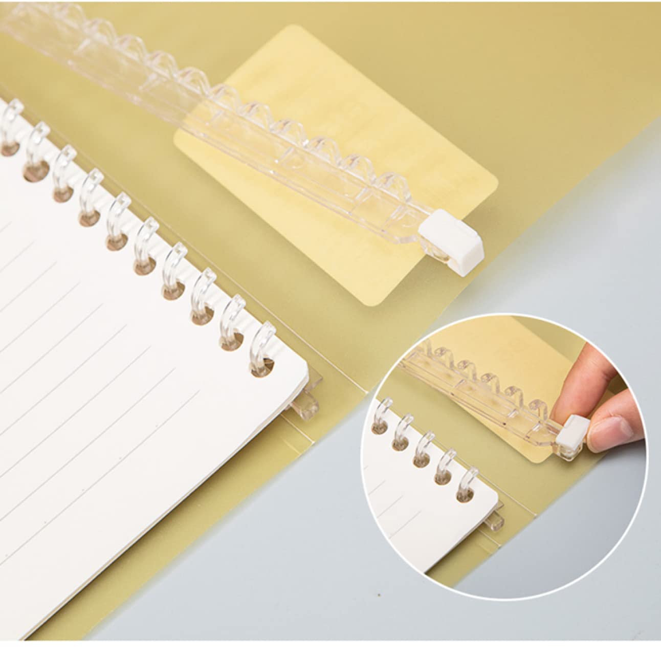 Amazon.co.jp: QQZSG リングノート B5 ノート リングメモ帳 A5