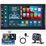 autoradio android auto 2 din 【WIFI & 4G Connessione & Navigazione】 L'autoradio integra il WIFI e il 4G, funziona bene sia con il WiFi a 2,4 GHz che con quello a 5 GHz, è anche possibile inserire la scheda SIM. Migliore, più veloce e più affidabile per navigare in Internet. La auto stereo radio preinstalla mappe offline (Here WeGo) e APP di mappe online. Supporto della funzione split screen per l'esecuzione di due applicazioni affiancate, come mappe o FM