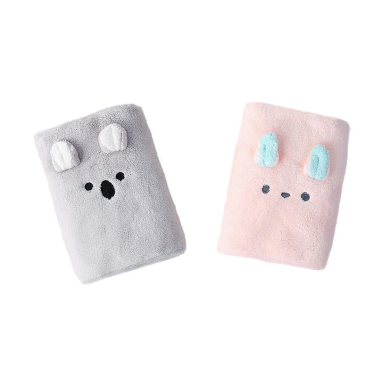 Amazon｜GANAZONO 2個カートゥーンヘアドライタオル 吸 マイクロ