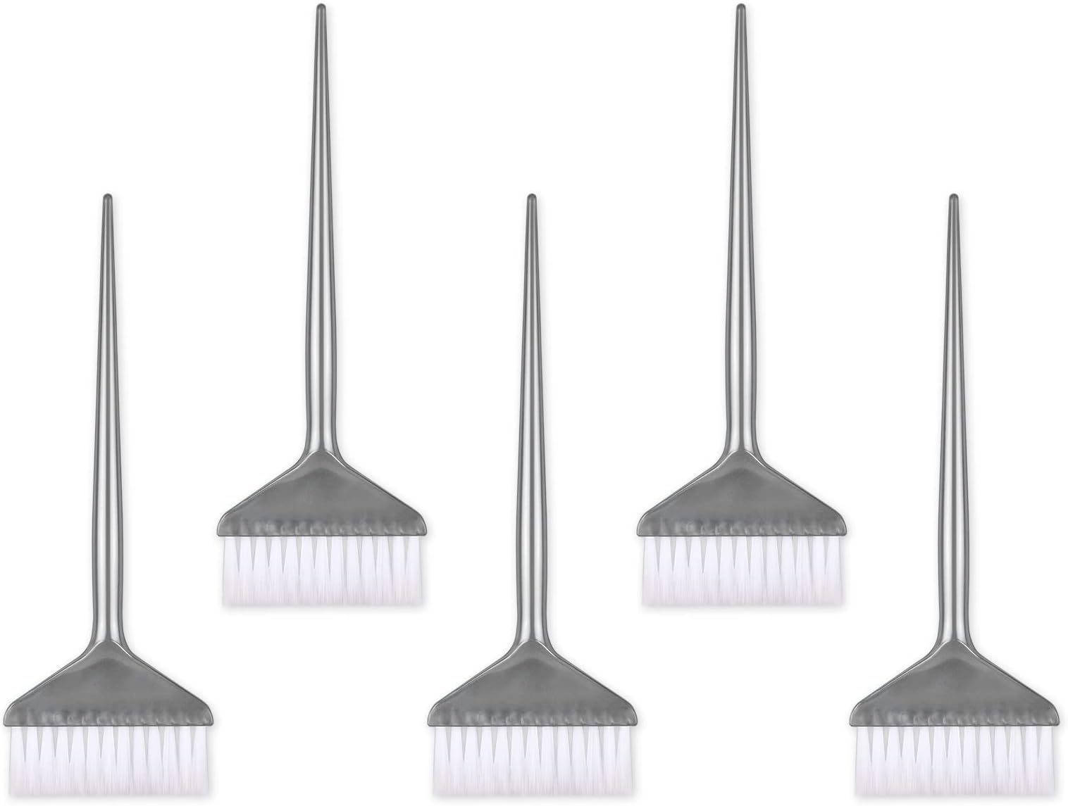 DS. DISTINCTIVE STYLE Hair Dye Applicator Brushes 5 Pieces Long Handle Soft Bristles Hair Coloring Kit Salon Bleach Tinting DIY Tool