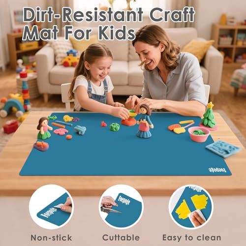 Set de table lavable pour loisirs créatifs et sous-main étanche XXL