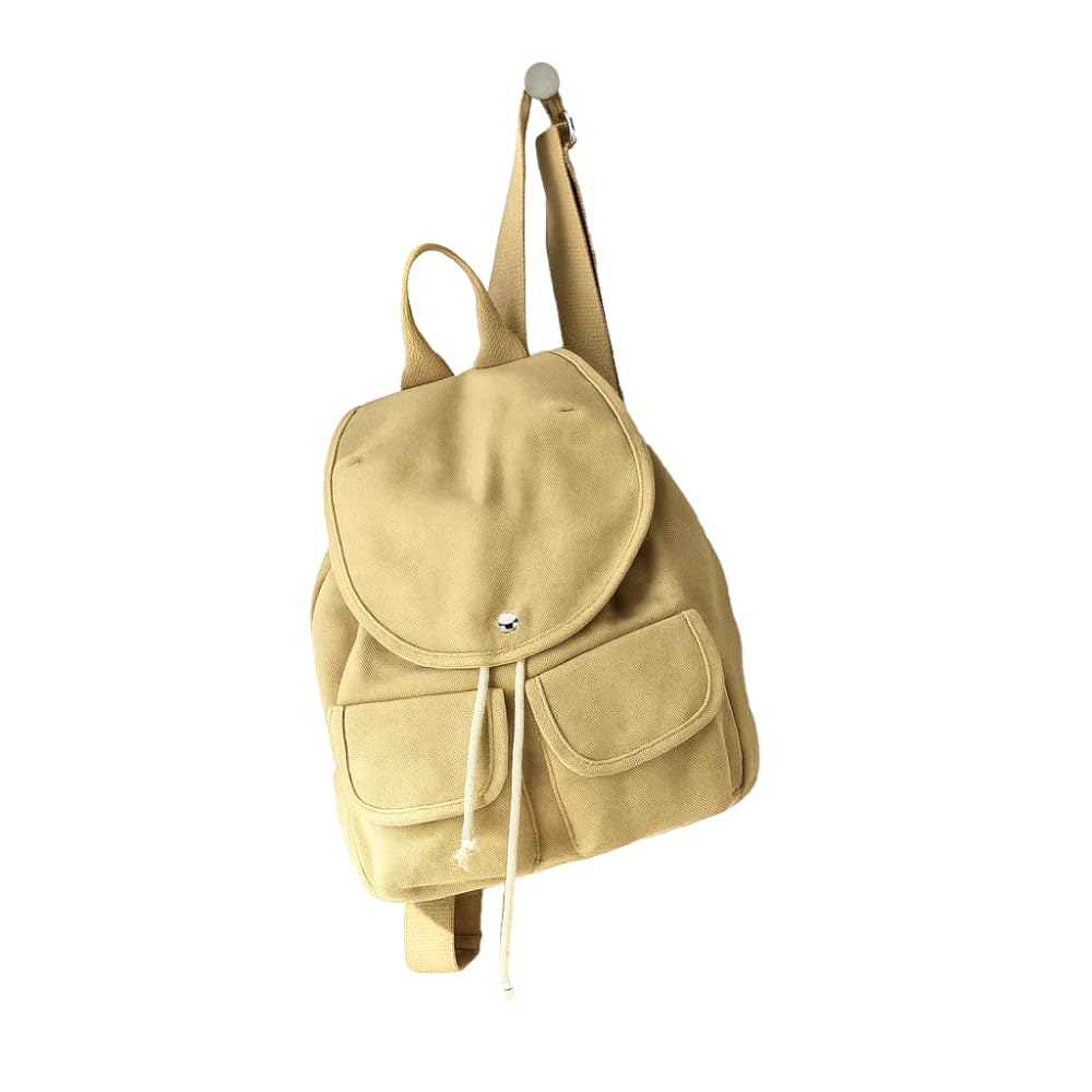 Eco Right Canvas Backpack Bags for Women, Small Travel Backpack, mini backpack with Inner Zipper Pocket & Two Front Pockets