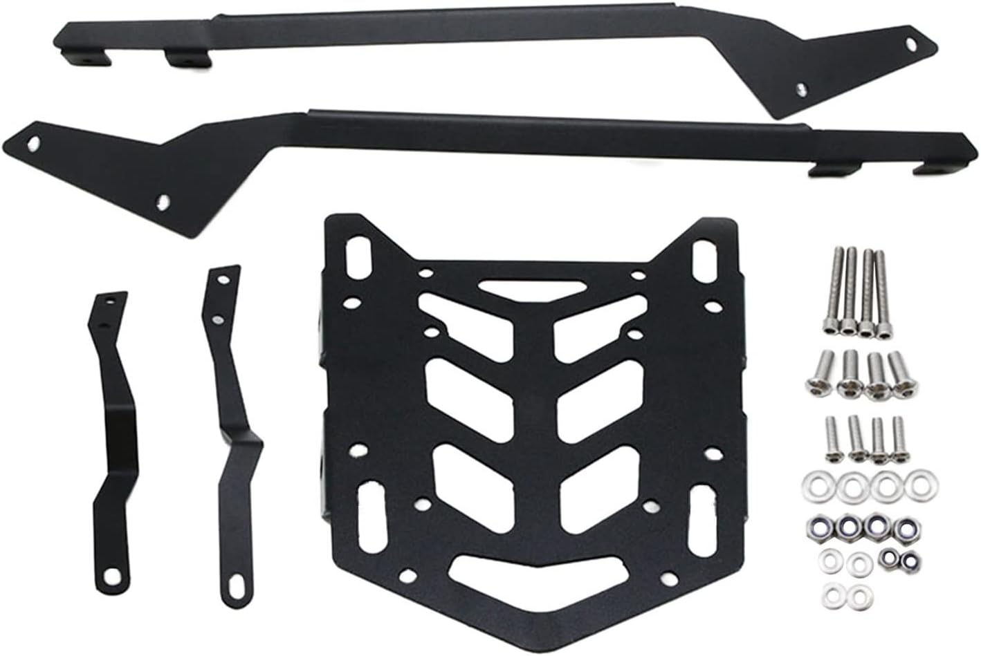 オートバイリアラゲッジラッ 為に ヤマハ用のリア荷物ラックブラック