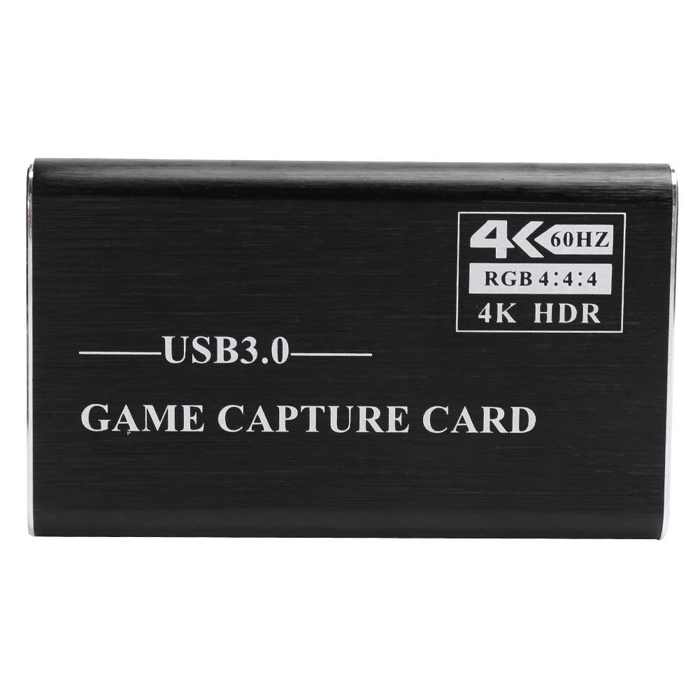 Tarjeta de captura de vídeo HDMI USB3.0, grabador de vídeo HDMI 4K 1080P con salida en bucle, caja de grabación USB 3.0 Plug and Play para transmisión en, compatible con Linux OS