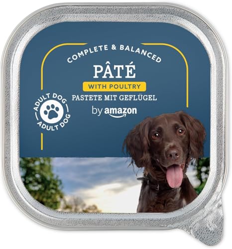 by Amazon Hundefutter, nass, Pastete mit Geflügel, 300 g, 10 Stück