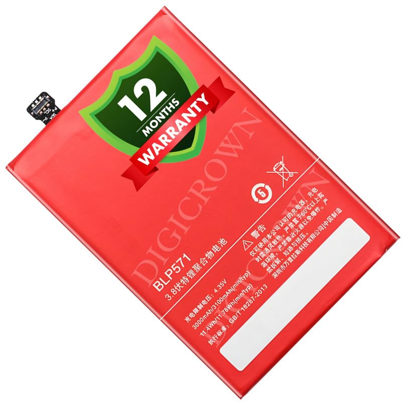 Image of Original BLP571 Battery Compatible for OnePlus 1 | OnePlus One (A0001) - (3100mAh) - 1 Year Warranty DF7
