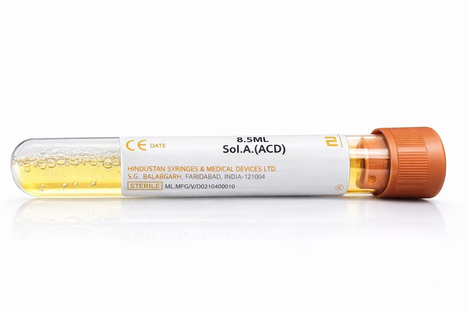ACD A Vacuum Vial for PRP, 8.5mL – Sterile Blood Collection Tube for Laboratory Use (Pack of 10)-picture-30