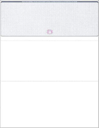250 papeles de cheques de alta seguridad en blanco compatible con QuickBooks y Versa Check, cheques de computadora para uso comercial o personal,